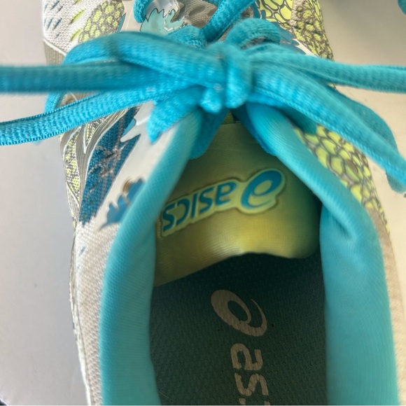 ASICS GEL KAYANO 23 WHITE FLORAL SNEAKERS SIZE 8.5 - Picture 12 of 15